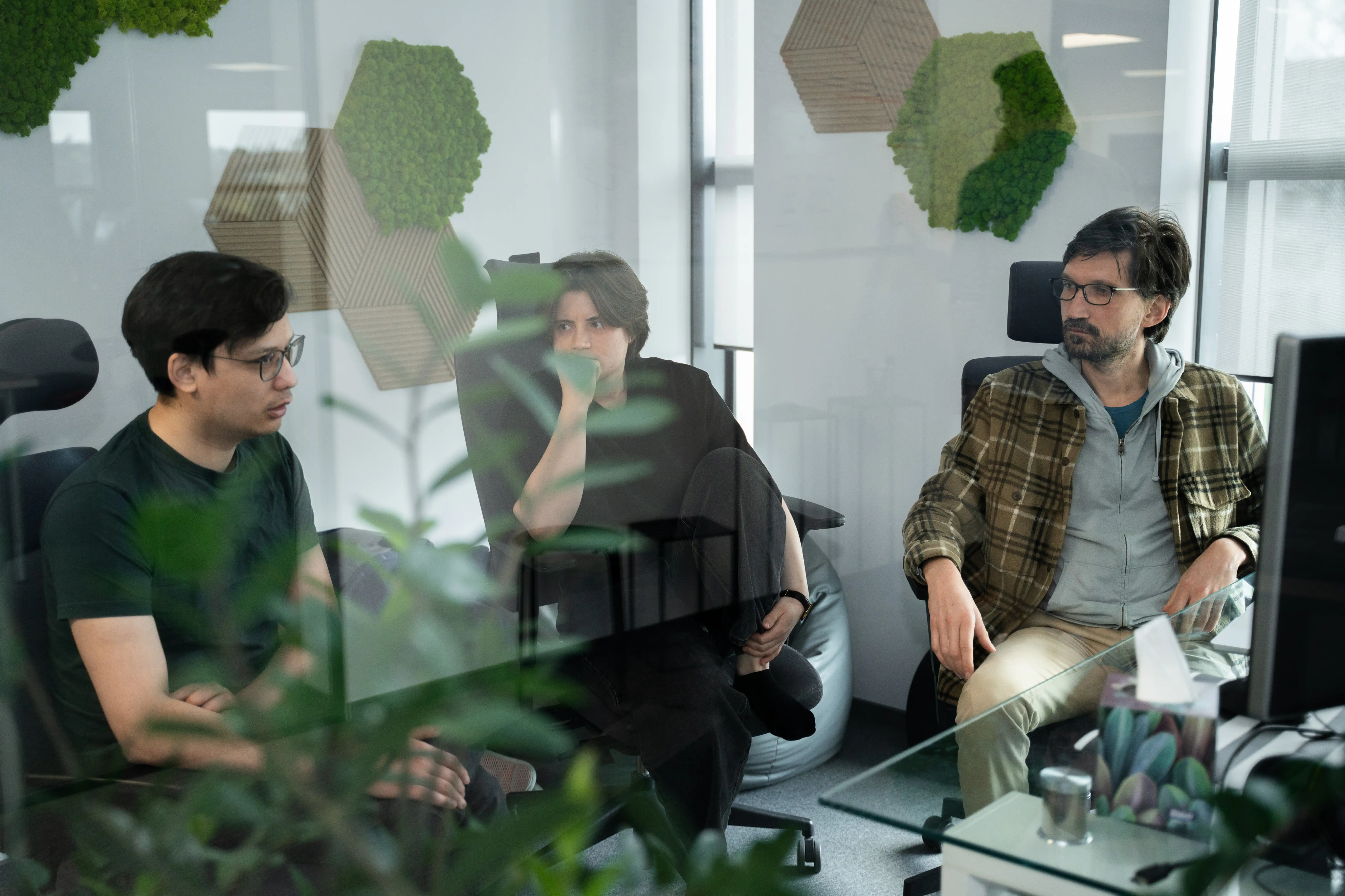 Team discussing data strategy